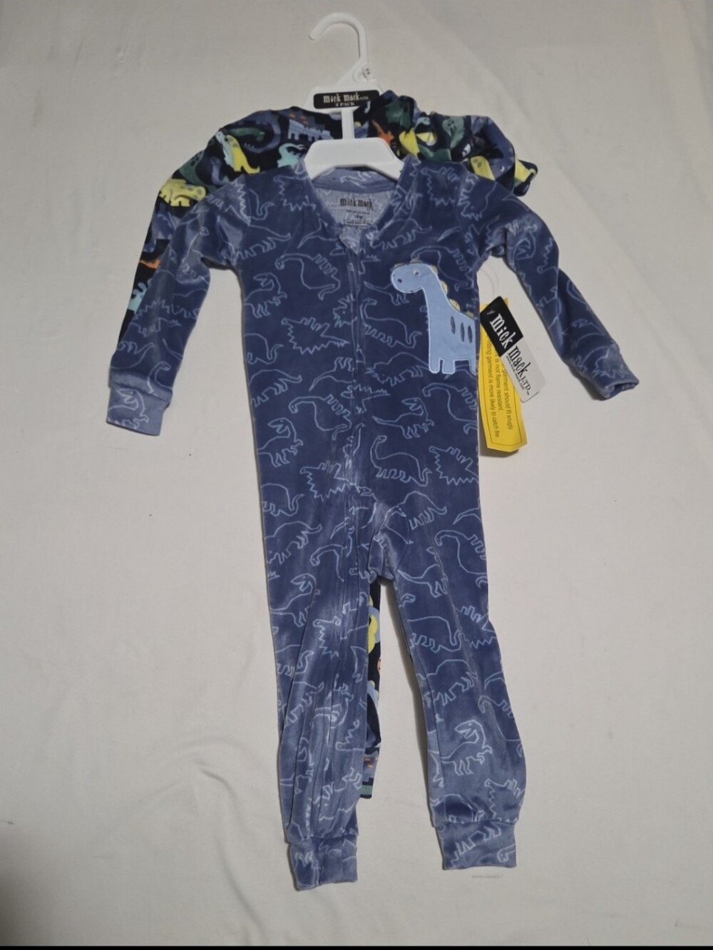 New mick mack 2 pack infant boy 18m soft dinosaur pajamas #29